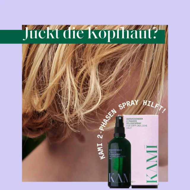 KAMI für Kopfhaut-Jucken? Ja, das funktioniert!
Ein treuer KAMI Verwender entdeckte die Wirkung unseres 2-Phasen Sprays. Wie er ihn anwendet, welche Ursachen Kopfhaut-Jucken haben kann und welche anderen natürlichen Mittel man versuchen kann, dazu in unserm neuen Blogbeitrag!
 #kopfhaut #kopfhautpflege #kopfhautjucken #kopfhautprobleme 
 #kamihilft 
 #madeinaustria #naturkosmetik