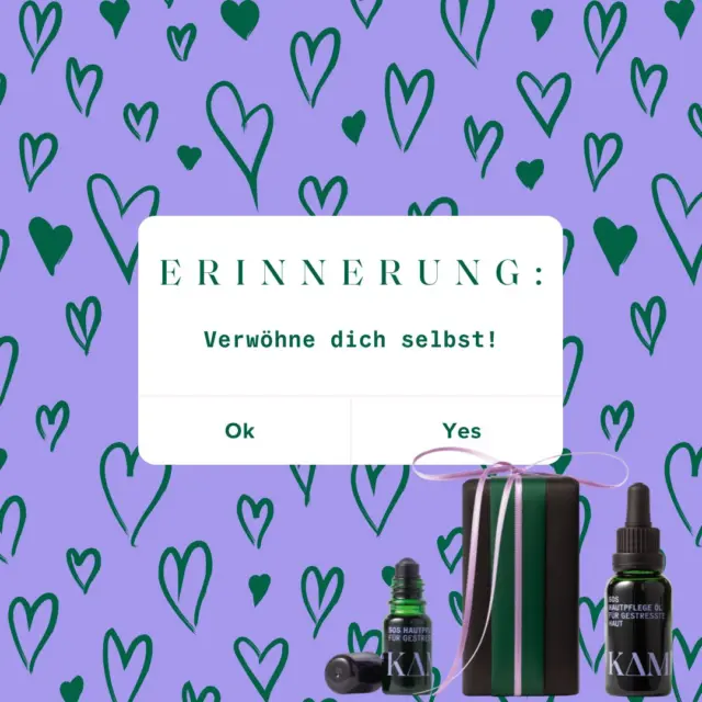 Die Verbindung zwischen mentaler Stabilität und Hautgesundheit ist unbestreitbar. Selbstliebe, Selbst-Akzeptanz und eine achtsame Self-Care-Routine sind nicht nur entscheidend für dein psychisches Wohlbefinden, sondern auch für deine Haut. Besonders bei chronischen Erkrankungen wie Neurodermitis ist es wichtig, einen ganzheitlichen Ansatz zu verfolgen, der sowohl die körperlichen als auch die psychischen Aspekte deiner Gesundheit berücksichtigt. 

Die KAMI Produkte tun Haut und Seele gut also verwöhne Dich heute!

Mehr zum Thema mentale Stärke und Hautgesundheit heute auf unserem neuen Blog!

#kamihilft #problemhaut #naturkosmetik #neurodermitis #madeinaustria